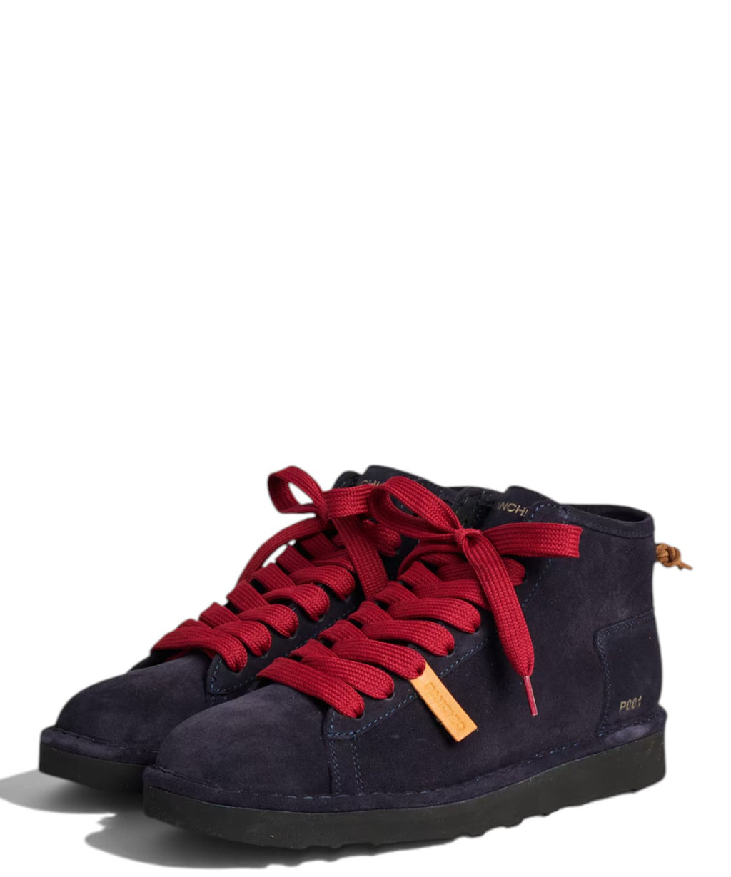 Polacchino homme en daim marron P001