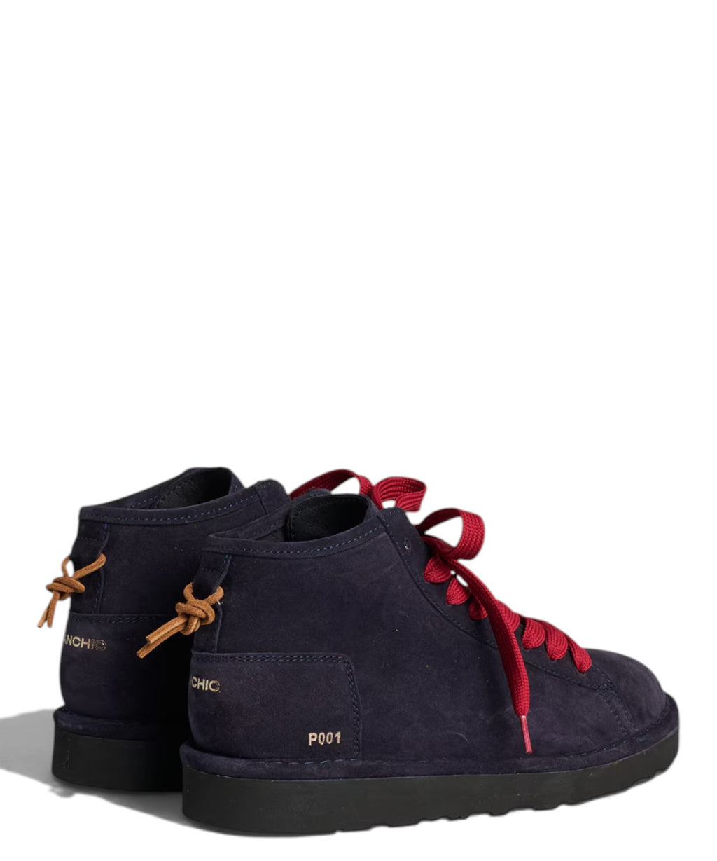 Polacchino homme en daim marron P001