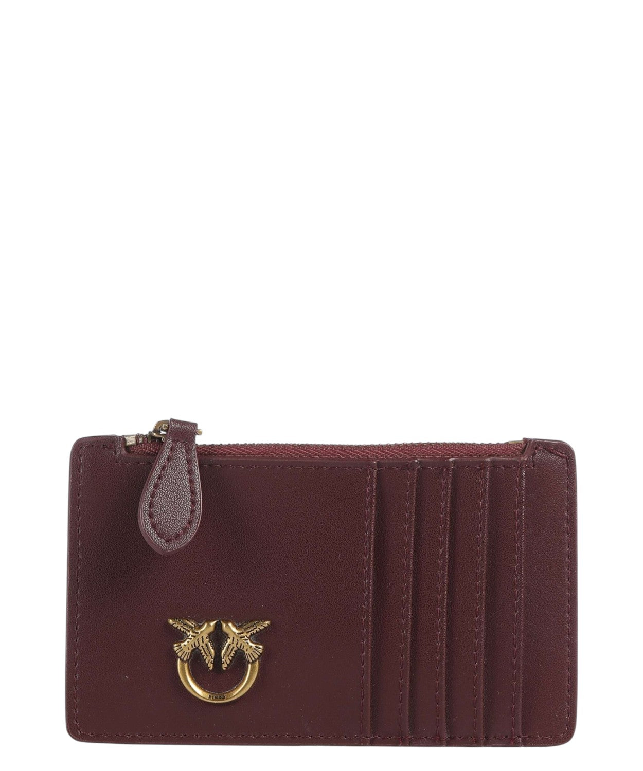 Portacarte Pinko in pelle di vacchetta elegante