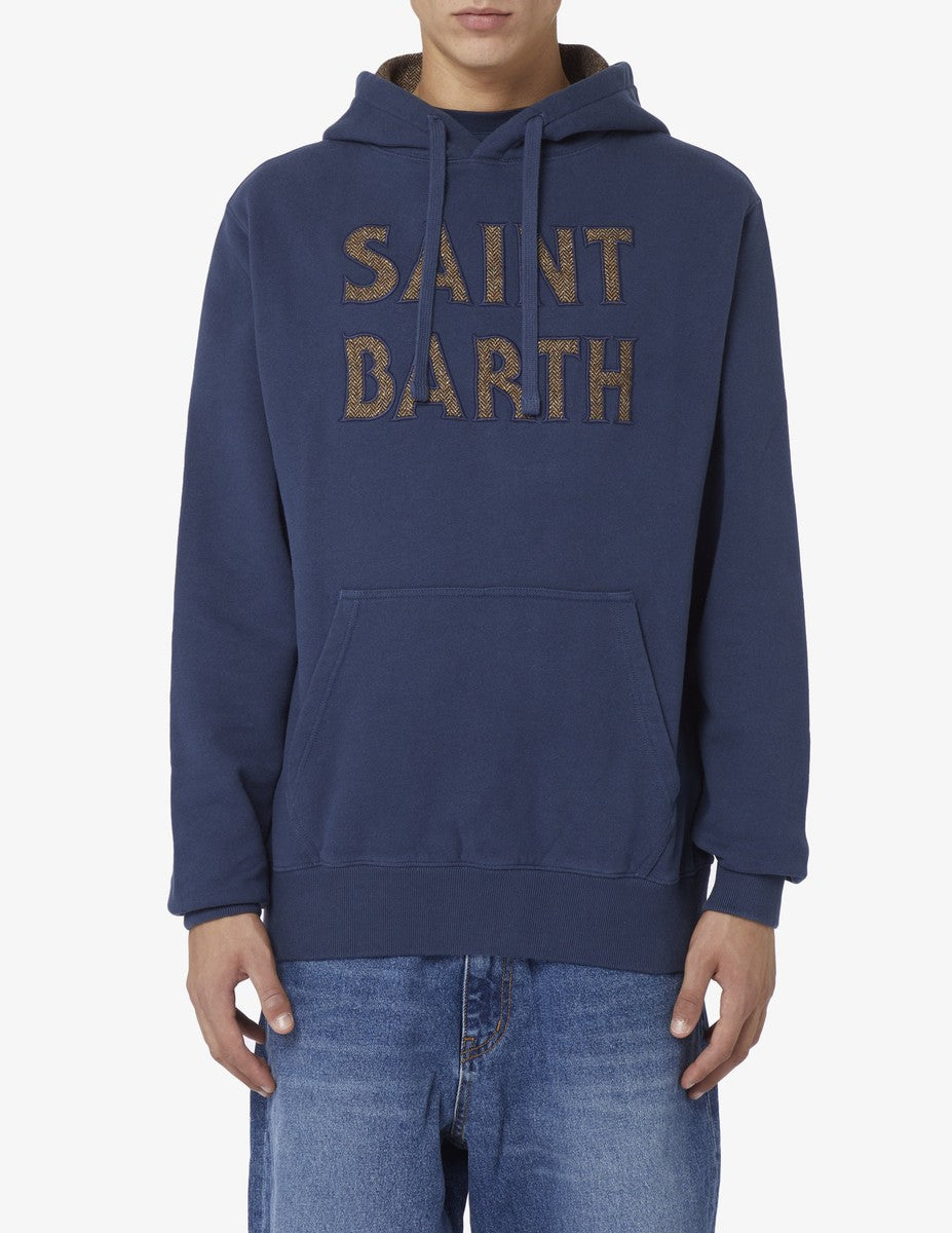 Felpa da uomo con patch Saint Barth-Mc2 Saint Barth-Felpe-Vittorio Citro Boutique