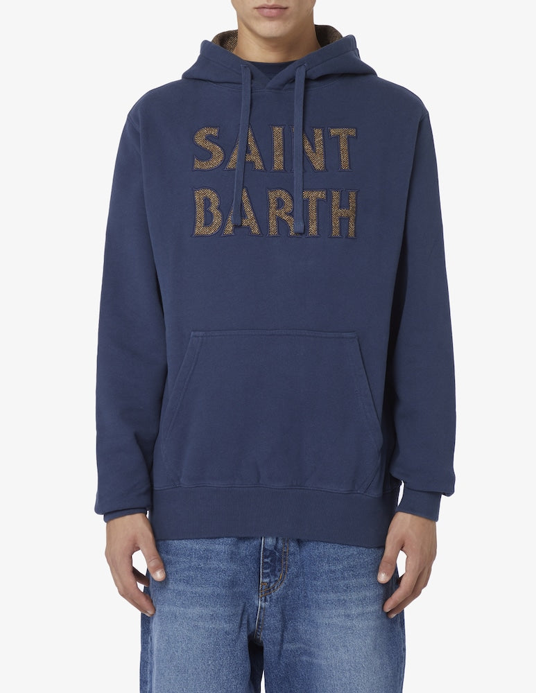 Felpa da uomo con patch Saint Barth-Mc2 Saint Barth-Felpe-Vittorio Citro Boutique
