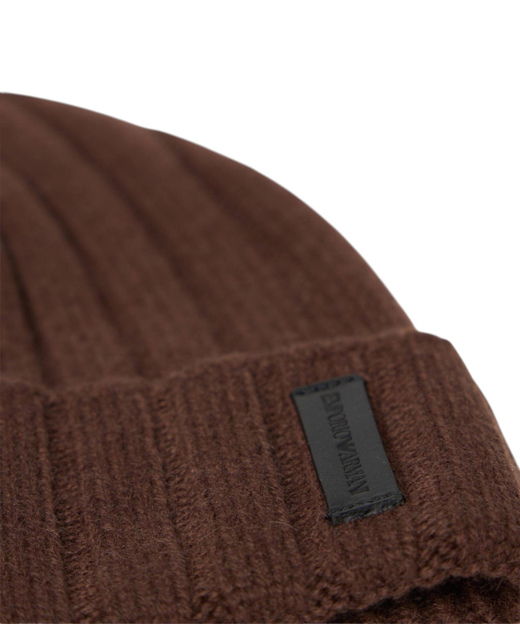 Berretto Beanie Uomo in Lana e Cashmere di Emporio Armani