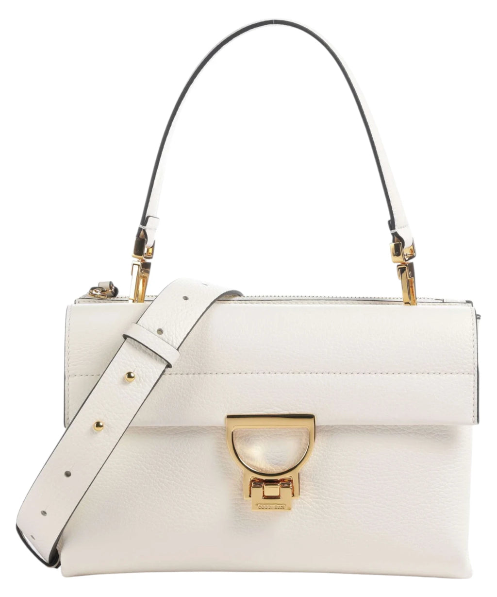 Sac Coccinelle Arlettis en cuir de vachette avec bandoulière