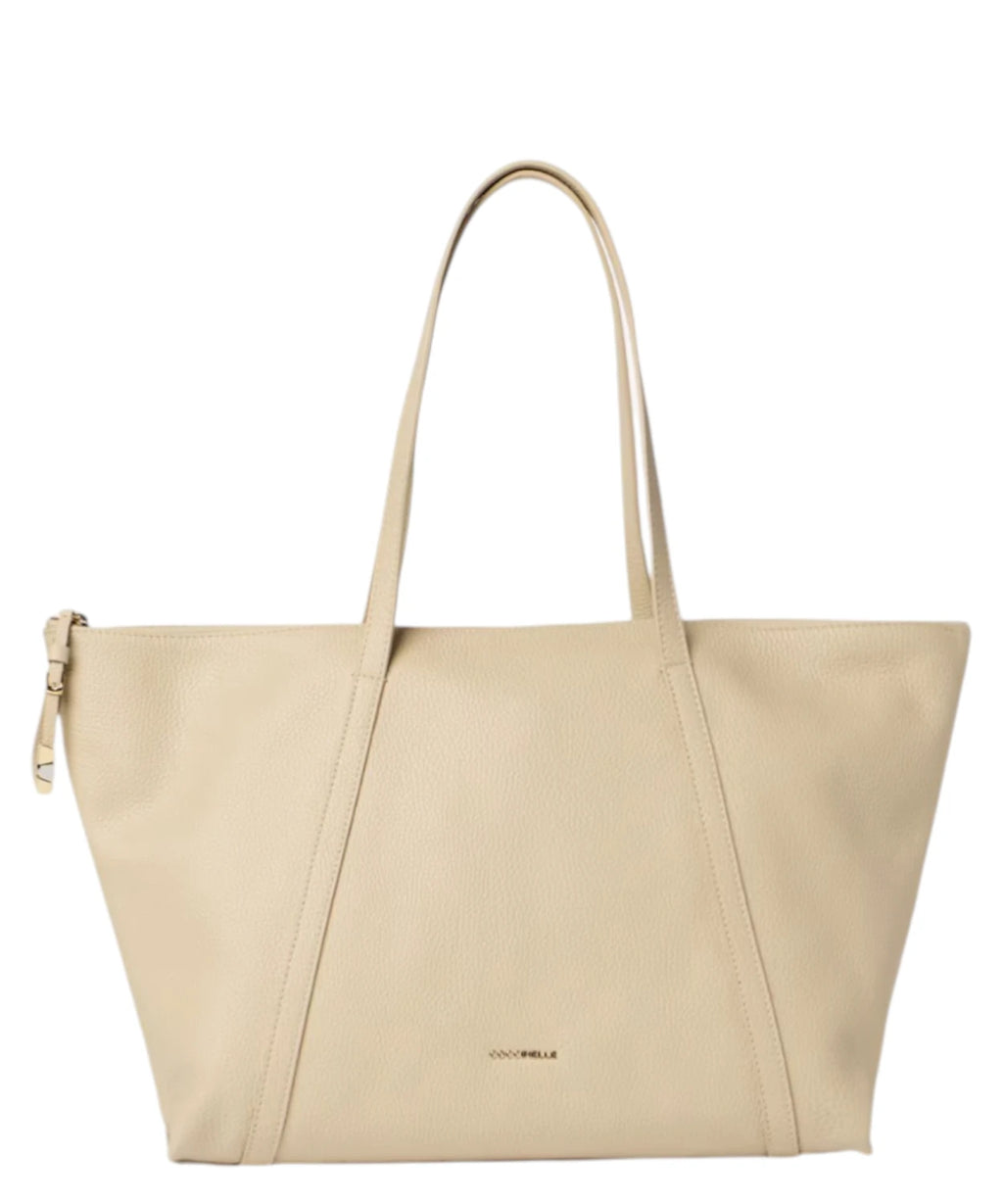 Sac Shopper Coccinelle Nory en cuir avec zip