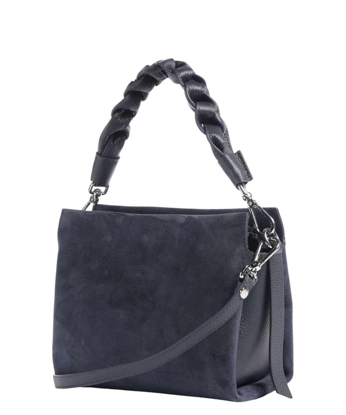 Sac Boheme en daim bimatière Small