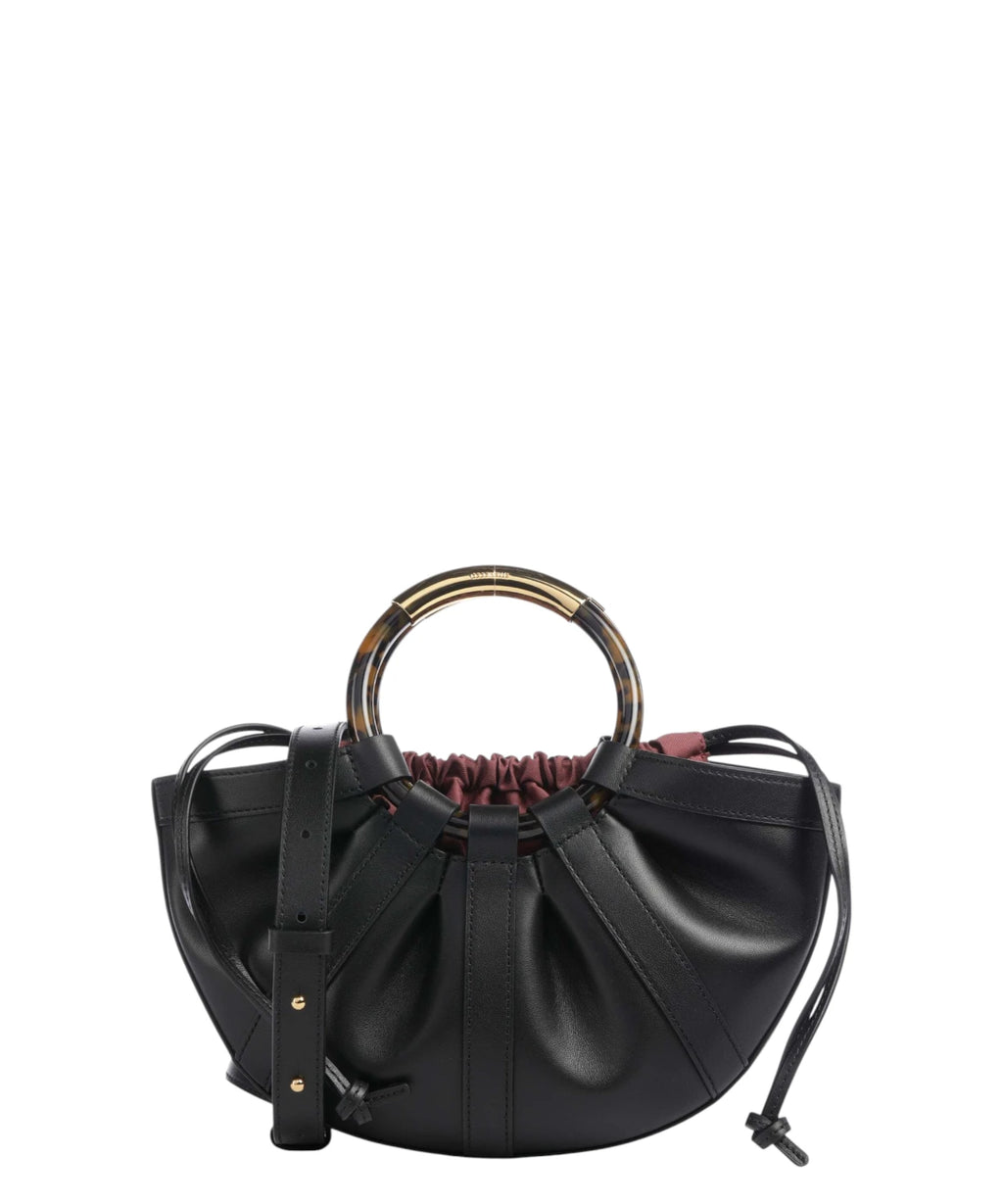 Sac Coccinelle Shell Mini en cuir avec bandoulière