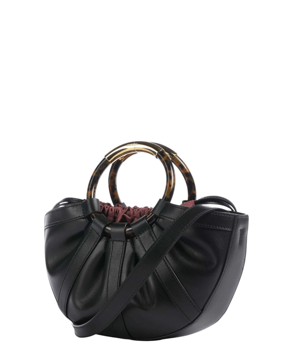 Sac Coccinelle Shell Mini en cuir avec bandoulière