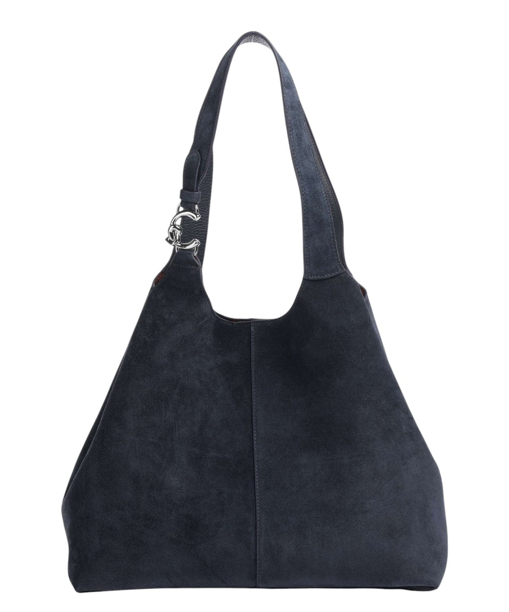 Coccinelle C-Easy Large en daim et cuir grainé