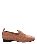 Mocassins en cuir tressé pour femme JVAM