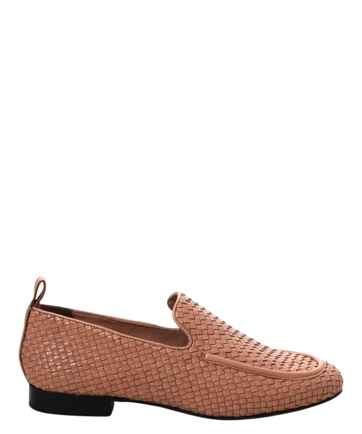 Mocassins en cuir tressé pour femme JVAM