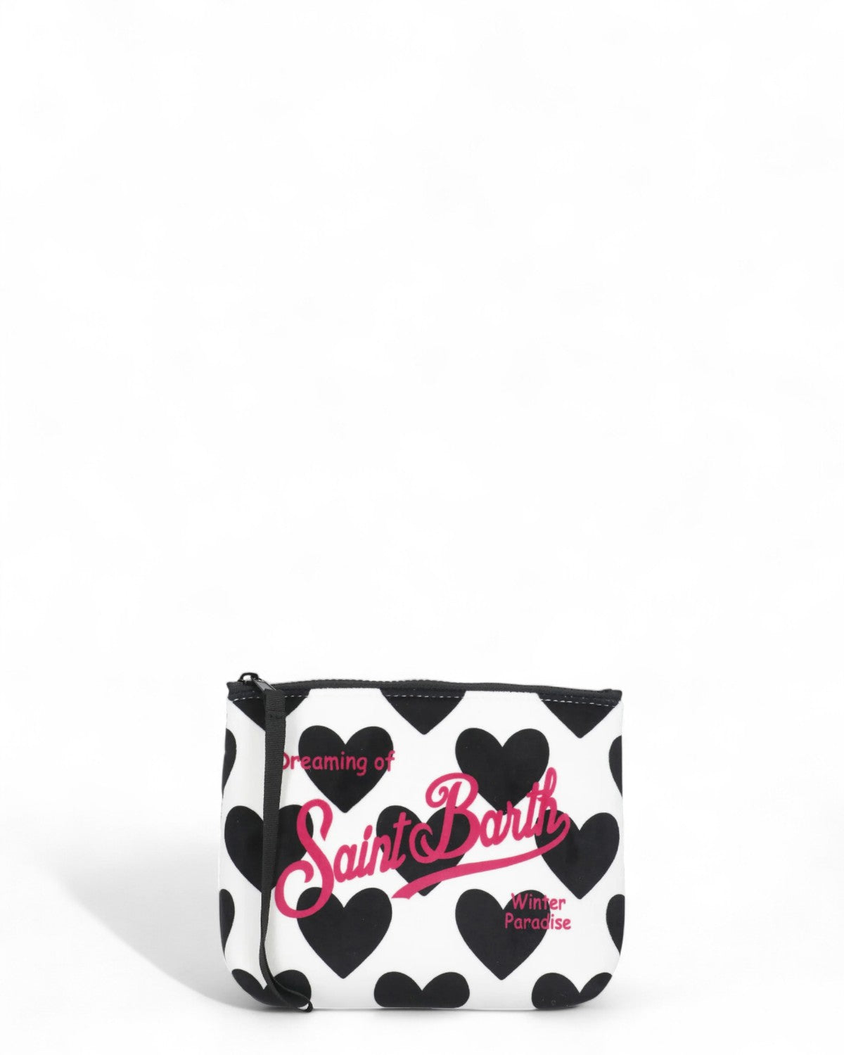 Pochette Aline con stampa logo e zip-Mc2 Saint Barth-Pochette-Vittorio Citro Boutique