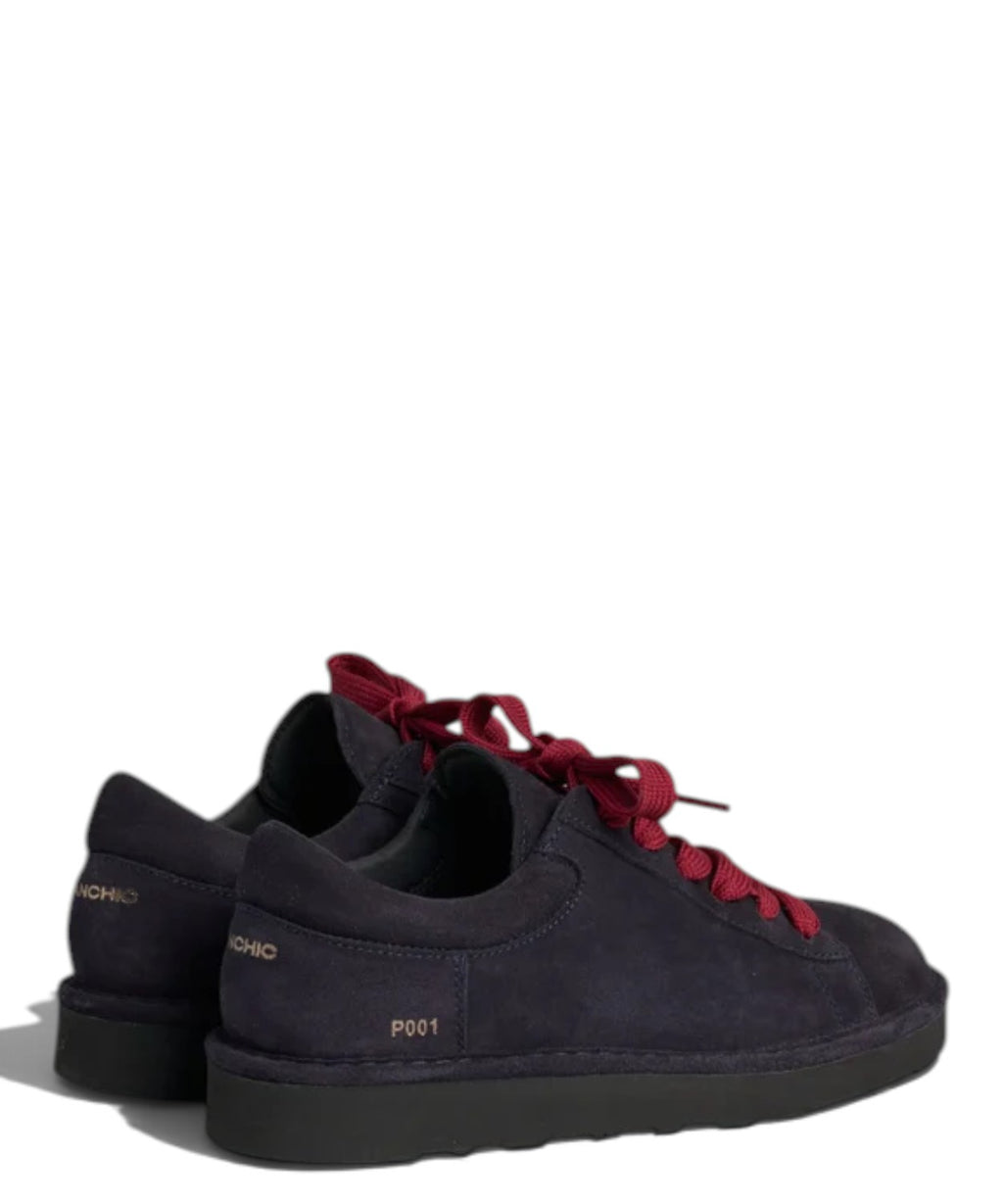 Chaussures Panchic P001 Icon Homme en daim Space Bleu