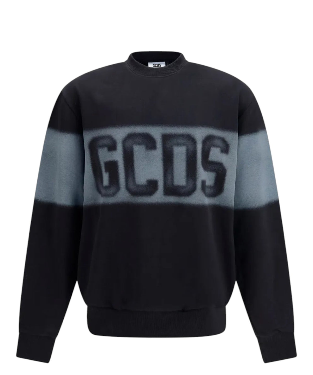 Sweat-shirt GCDS à col rond avec logo effet spray