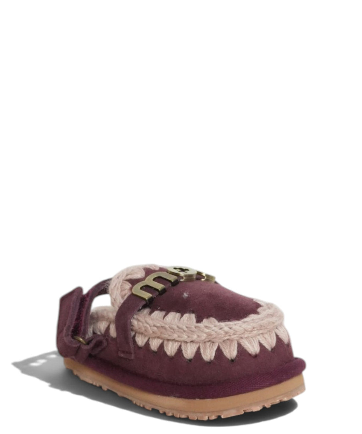 Claquettes enfant Mou Eskimo Slipper Backstrap Kid en peau de mouton