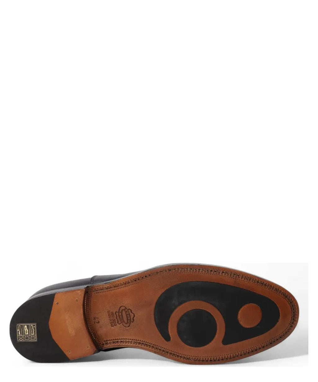 Scarpe Stringate in Pelle Crust Blu-Graziano Salvatelli-Stringate-Vittorio Citro Boutique