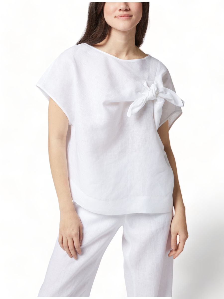 Blusa con scollo a barca-Emporio Armani-Camicie-Vittorio Citro Boutique