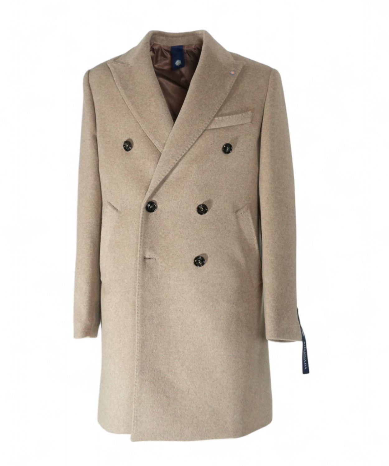 Bharnaba Cappotto Doppiopetto con Revers a Lancia-BHARNABA-Cappotti-Vittorio Citro Boutique
