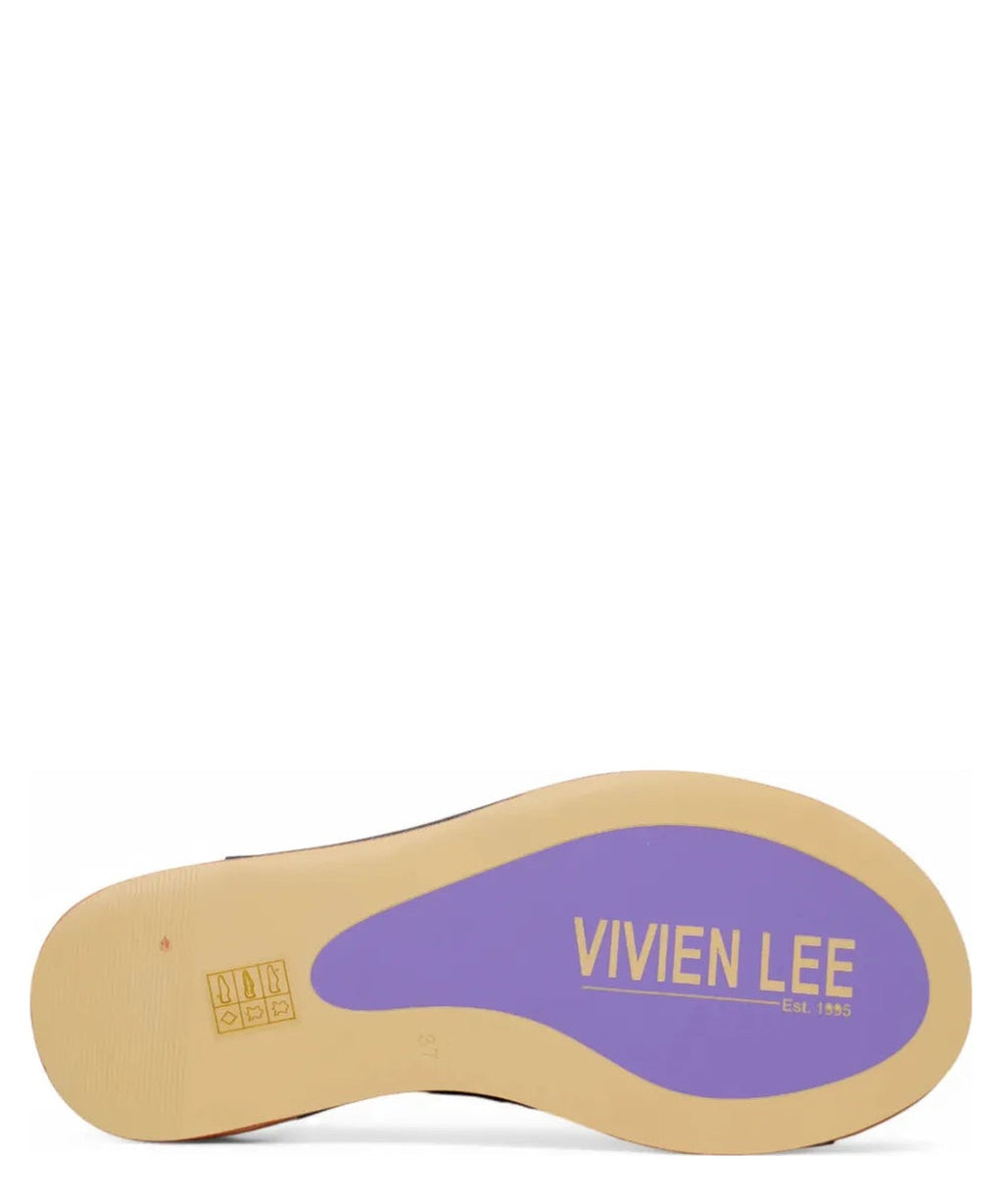 Sandalo in Pelle con Fasce ad Incrocio-Vivien Lee-Sandali-Vittorio Citro Boutique