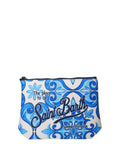 Pochette Aline MC2 Saint Barth con logo e stampa