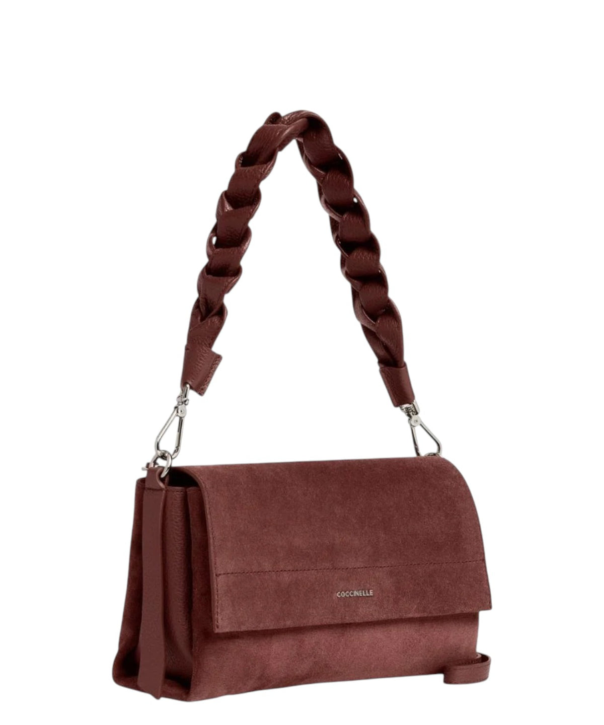 Coccinelle Boheme Small en daim et cuir avec bandoulière