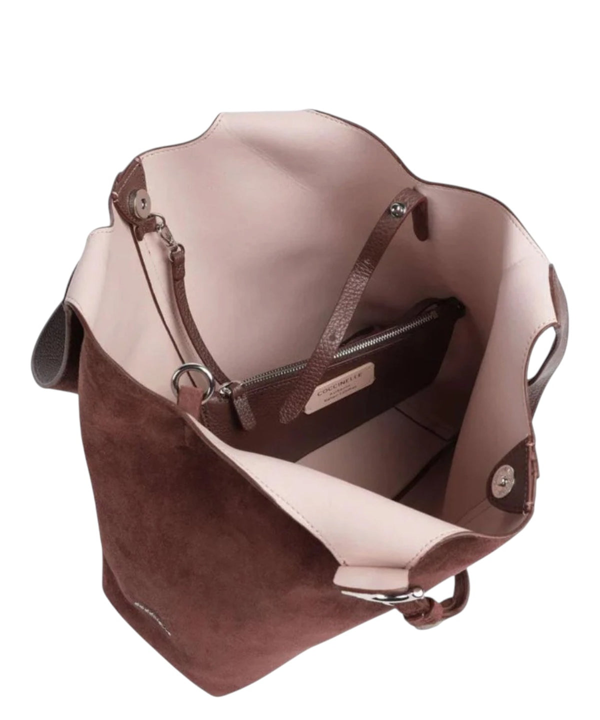 Sac porté épaule moyen C-Easy en daim Coccinelle