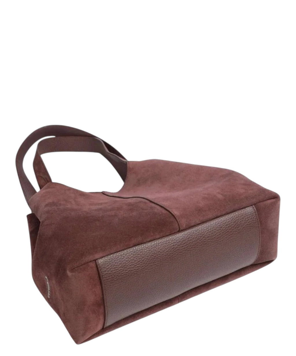 Sac porté épaule moyen C-Easy en daim Coccinelle