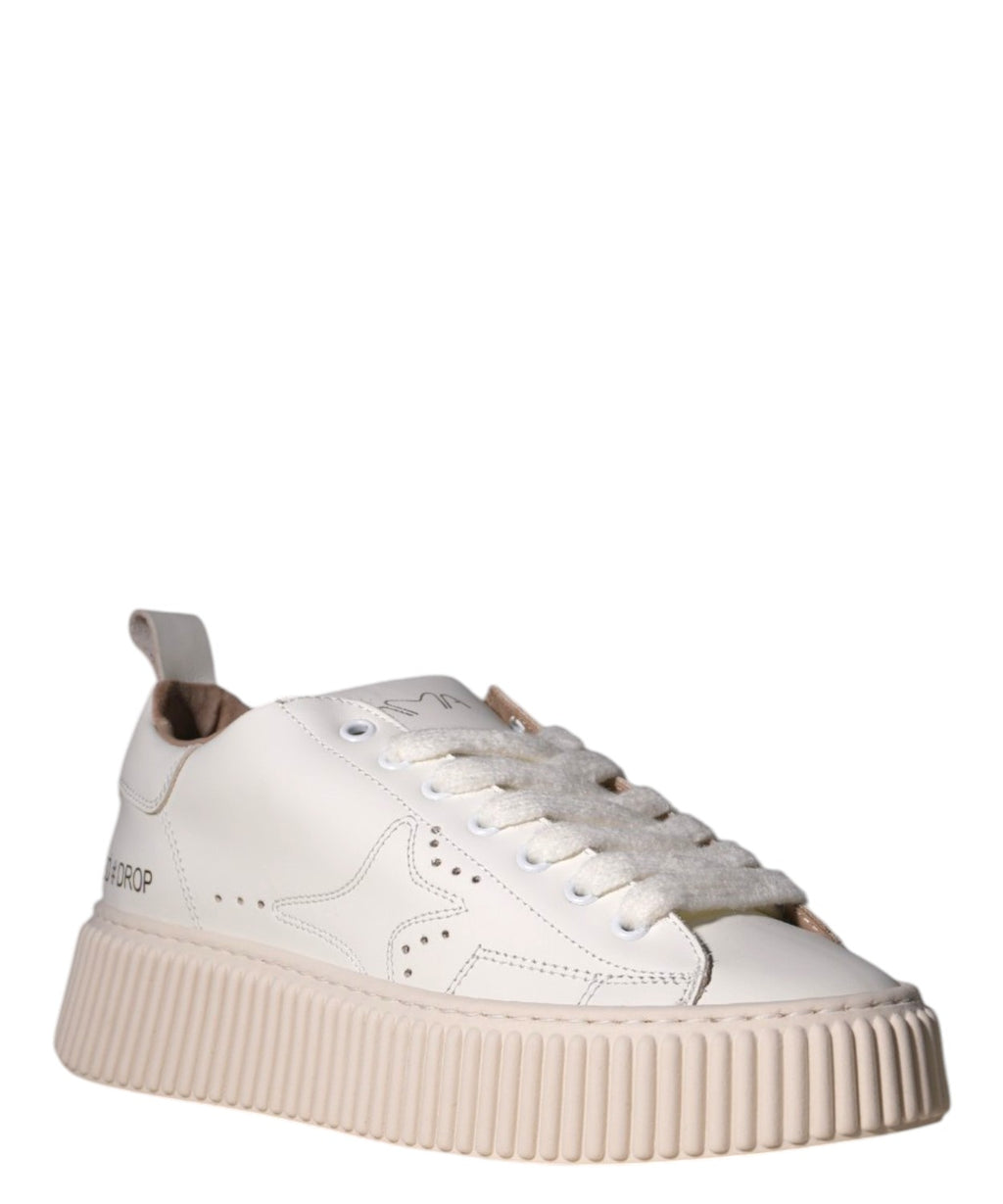 Sneakers Donna in Pelle con Suola Platform AmaBrand