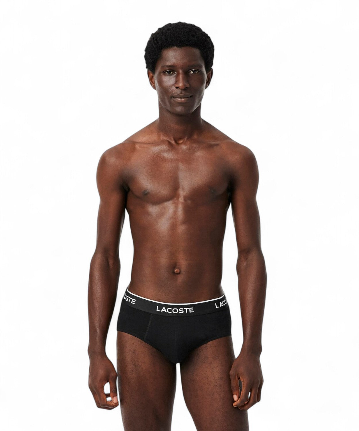 Lacoste Confezione da 3 Slip in Cotone con Logo-LACOSTE-Intimo-Vittorio Citro Boutique