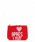 Pochette Aline con stampa APRES LOVE e zip-Mc2 Saint Barth-Pochette-Vittorio Citro Boutique