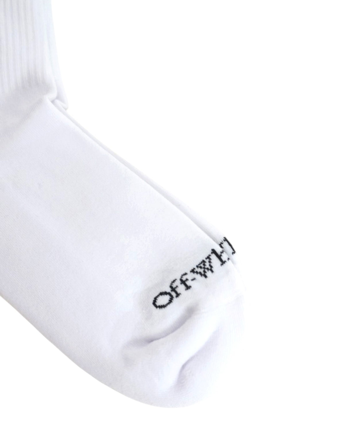 Chaussettes courtes Off White en coton avec logo brodé