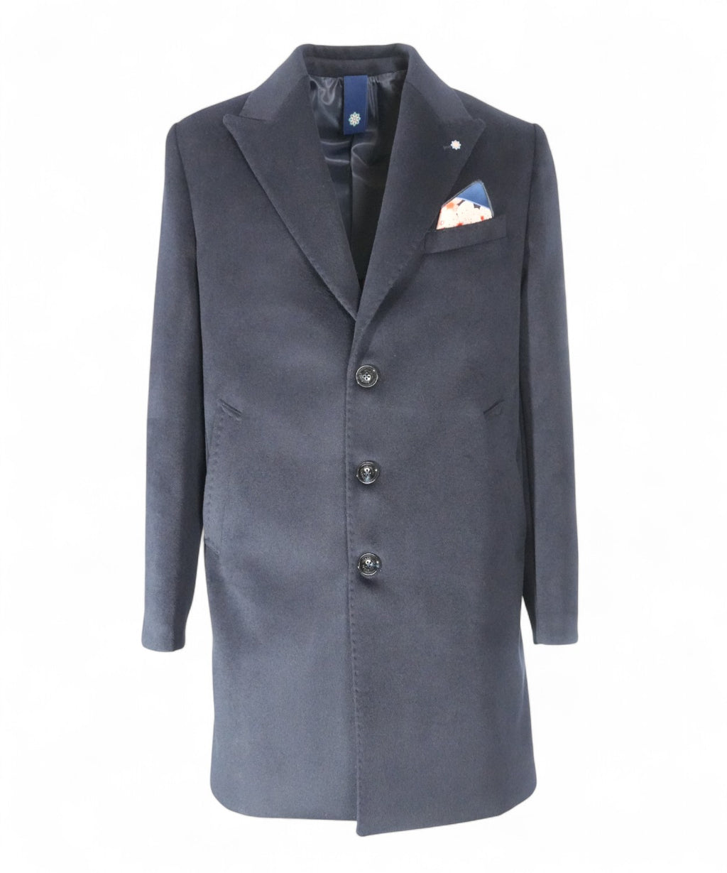 Bharnaba Cappotto Doppiopetto con Revers a Lancia-BHARNABA-Cappotti-Vittorio Citro Boutique