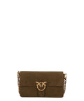 Mini sac Love One Slouchy Pinko en daim S