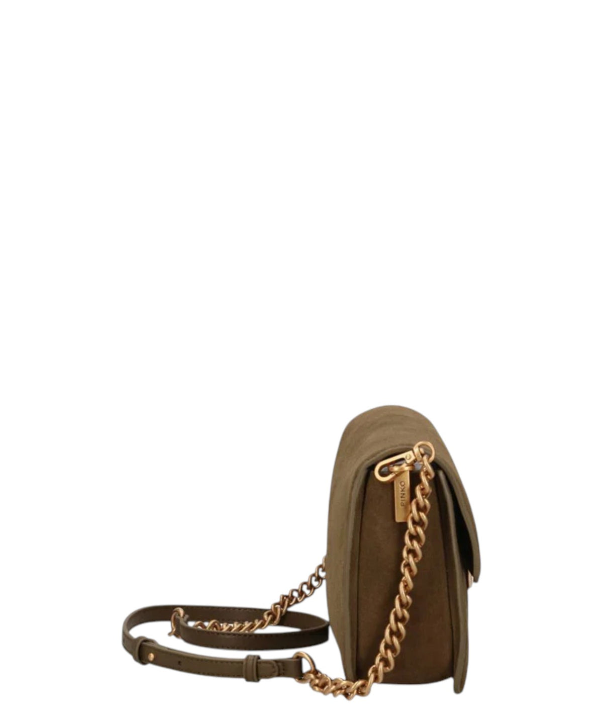 Mini sac Love One Slouchy Pinko en daim S