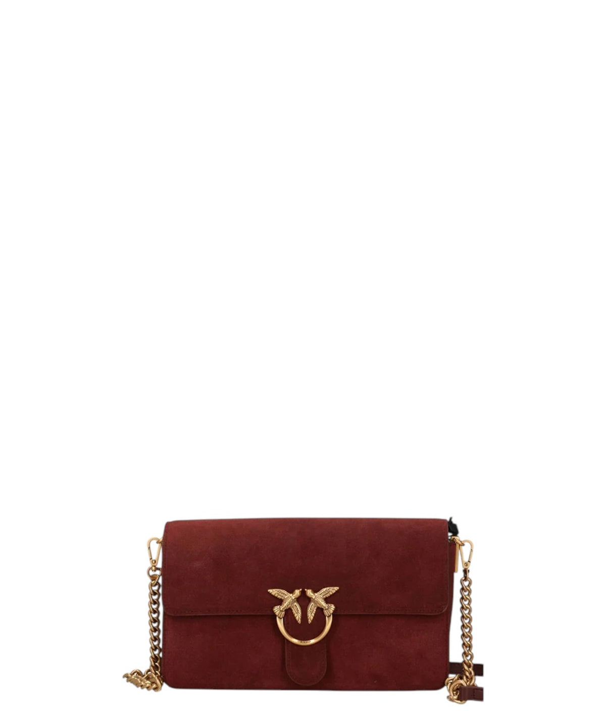 Mini sac Love One Slouchy Pinko en daim S