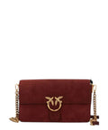 Sac Pinko Love One Slouchy S en daim porté épaule