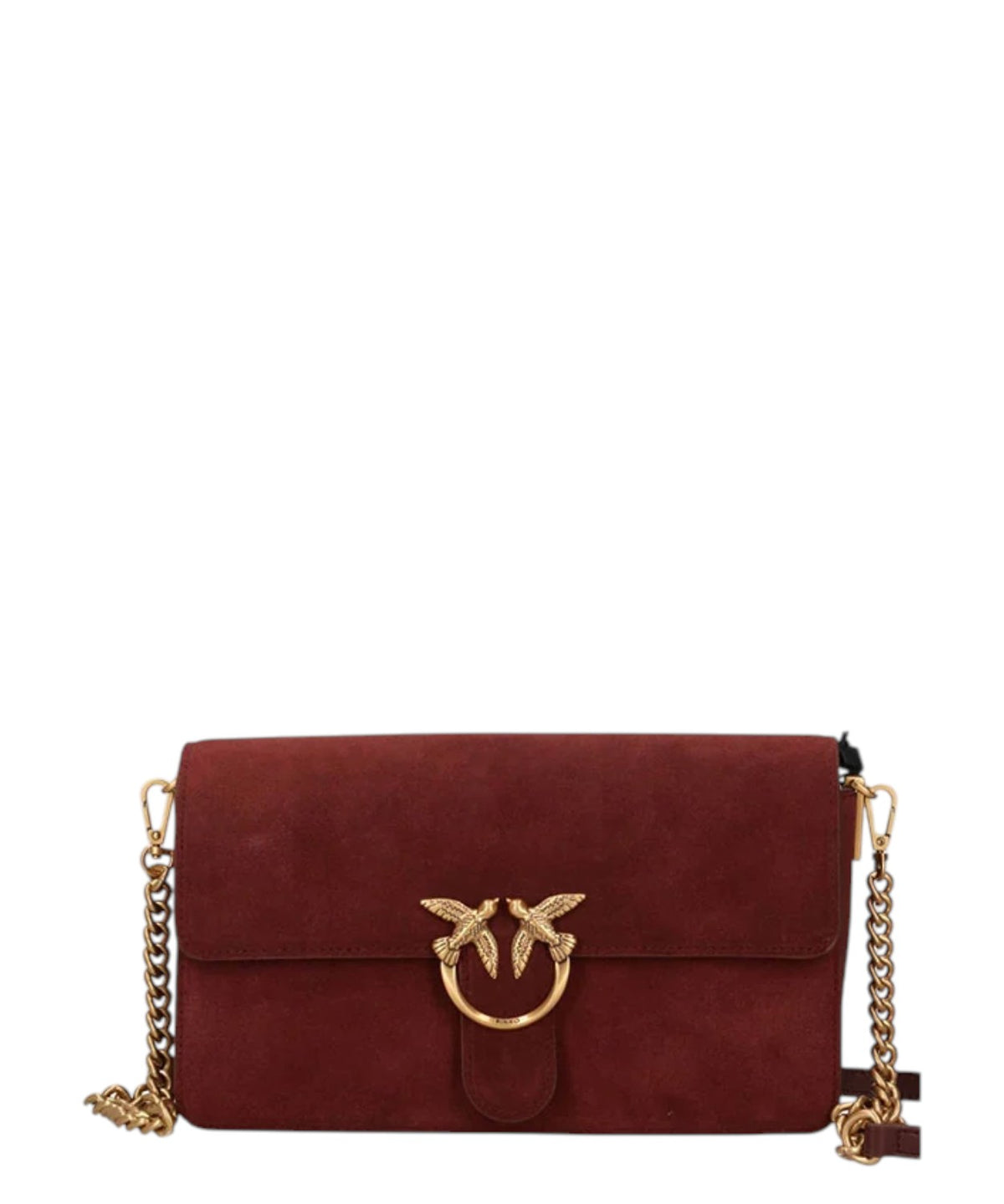 Sac Pinko Love One Slouchy S en daim porté épaule