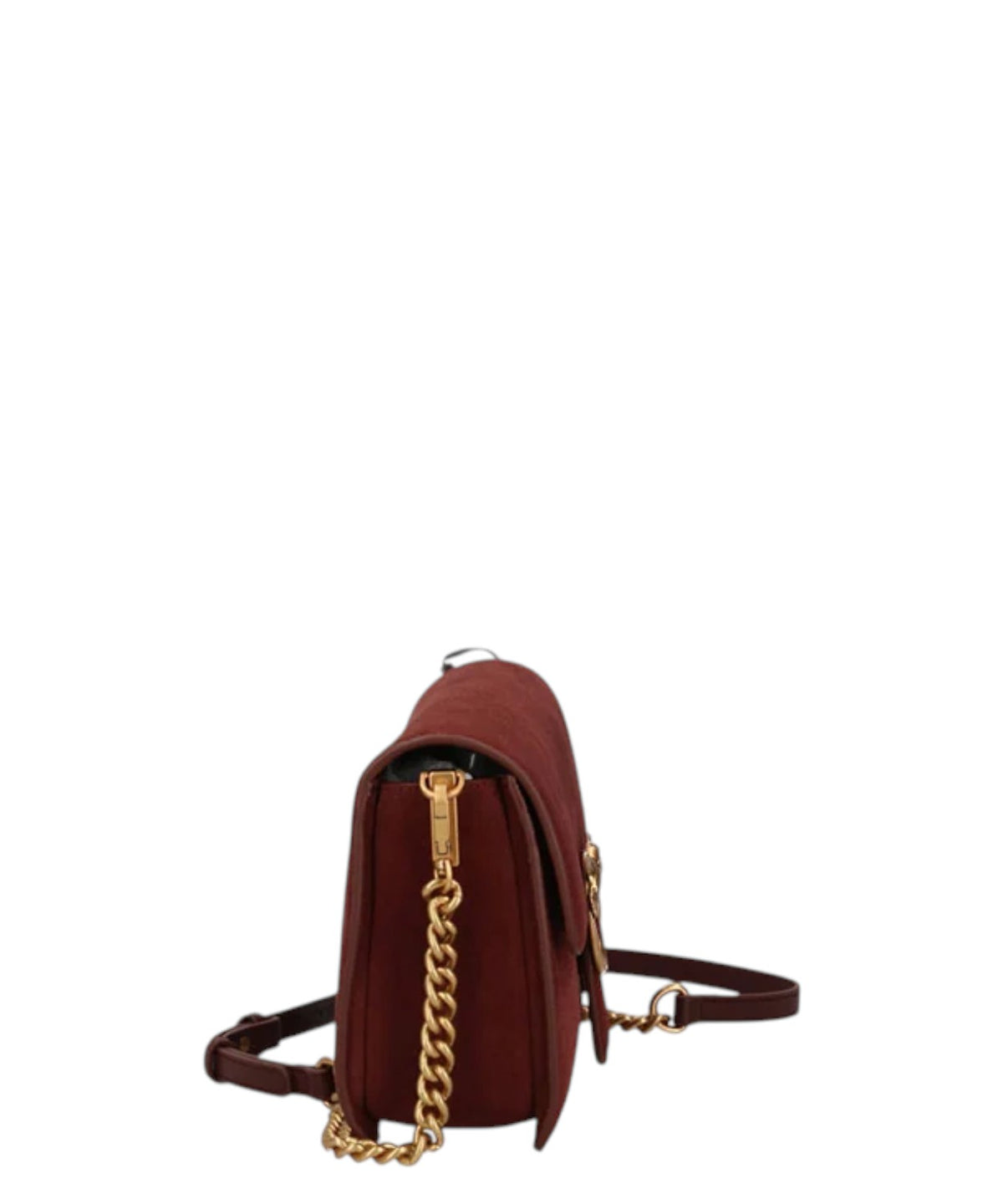 Mini sac Love One Slouchy Pinko en daim S