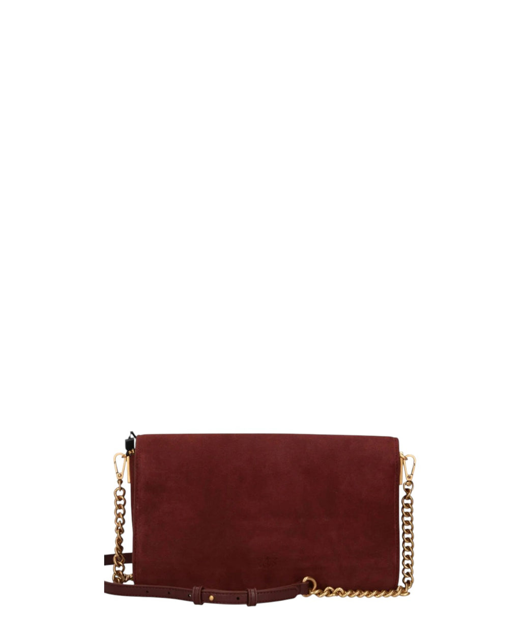 Mini sac Love One Slouchy Pinko en daim S