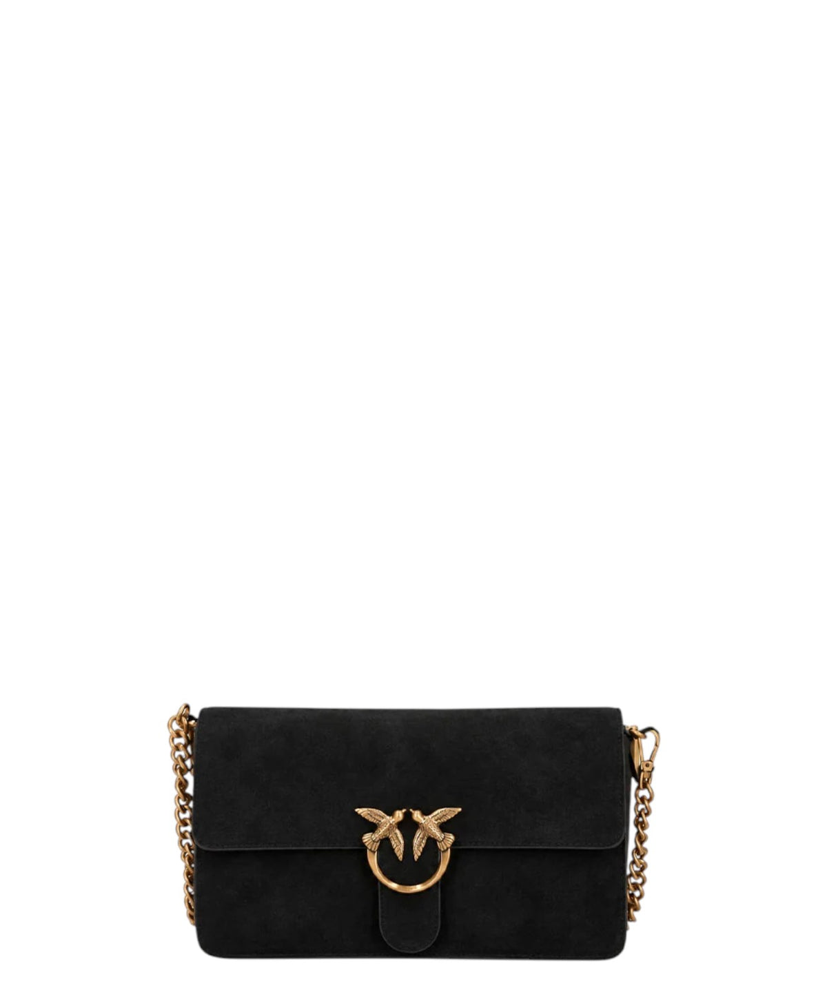 Mini sac Love One Slouchy Pinko en daim S