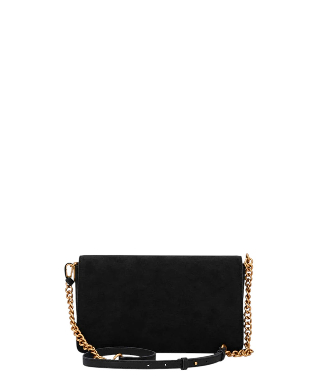 Mini sac Love One Slouchy Pinko en daim S