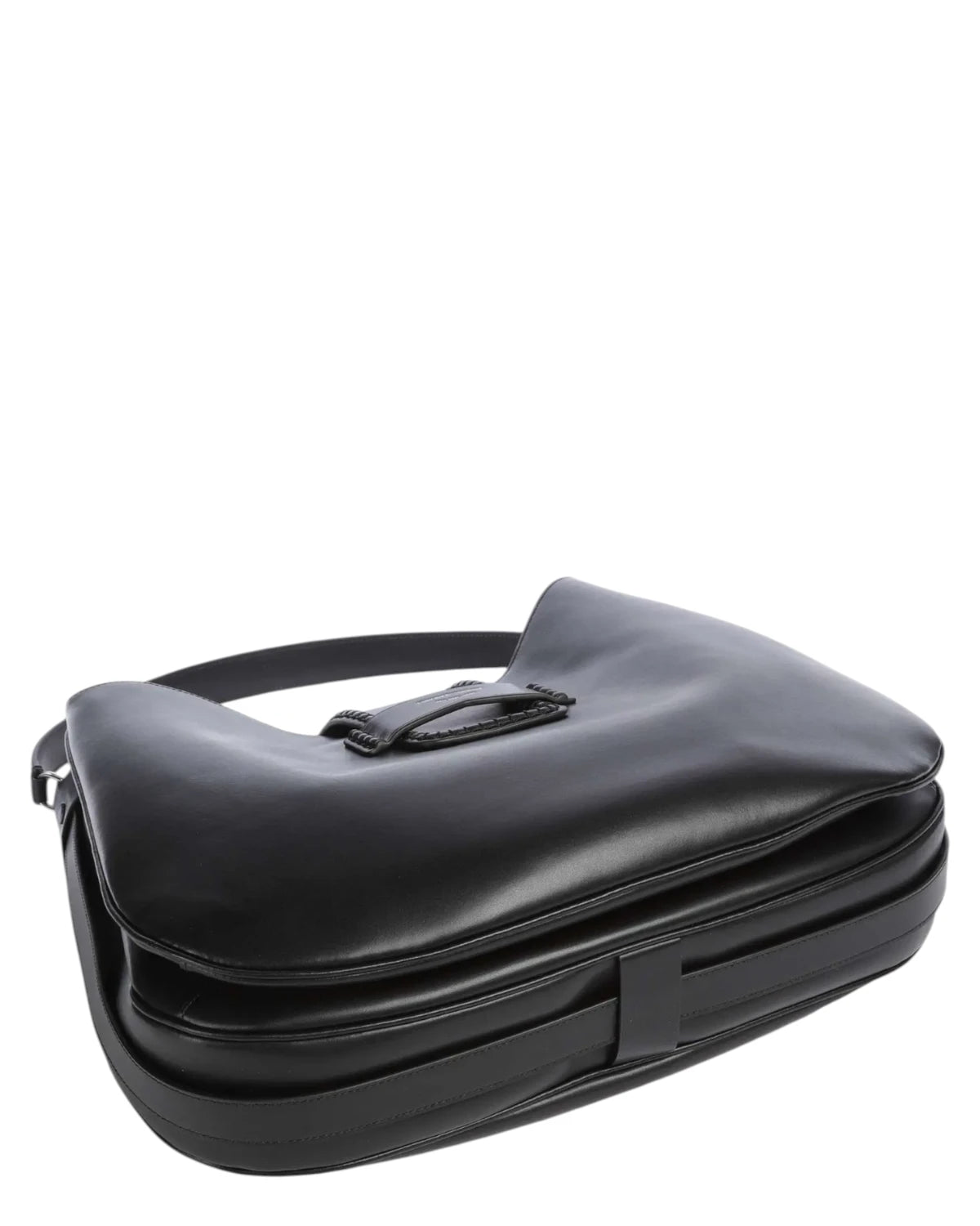 Borsa Mina Grande in Pelle di Vitello Nera-Emporio Armani-Borse a spalla-Vittorio Citro Boutique