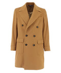 Cappotto Uomo GiCapri Doppiopetto con Tasche a Toppa-GI CAPRI-Cappotti-Vittorio Citro Boutique