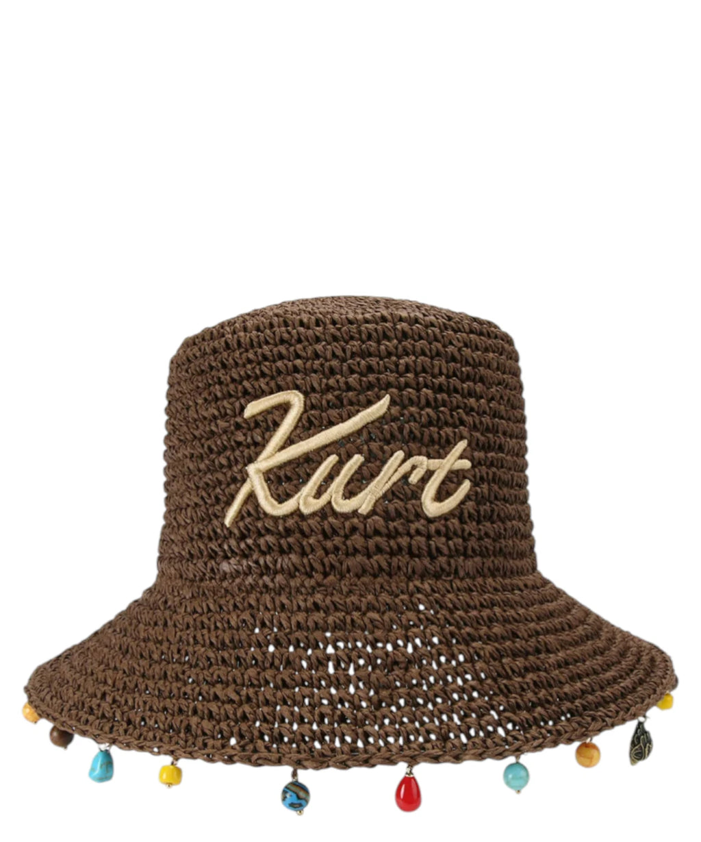 Chapeau en raphia Kurt Geiger London