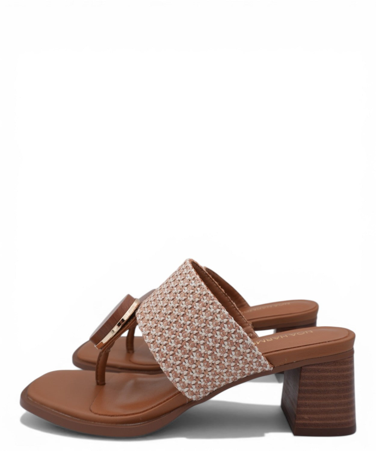 Mules tongs femme Petra Noa Harmon avec pierre appliquée