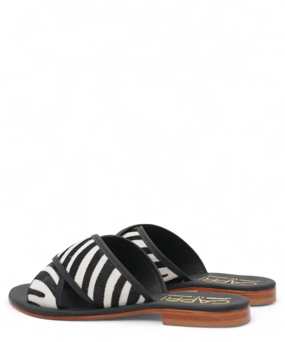 Sandalo Capri Artigianale Animalier in Cavallino-Capri Vittorio Citro-Ciabatte-Vittorio Citro Boutique