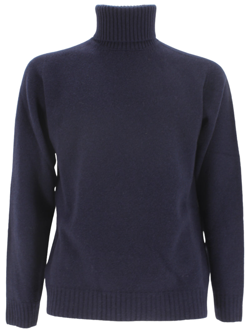 Collo Alto in Lana Merino e Cashmere-JEORDIE'S-Maglieria-Vittorio Citro Boutique