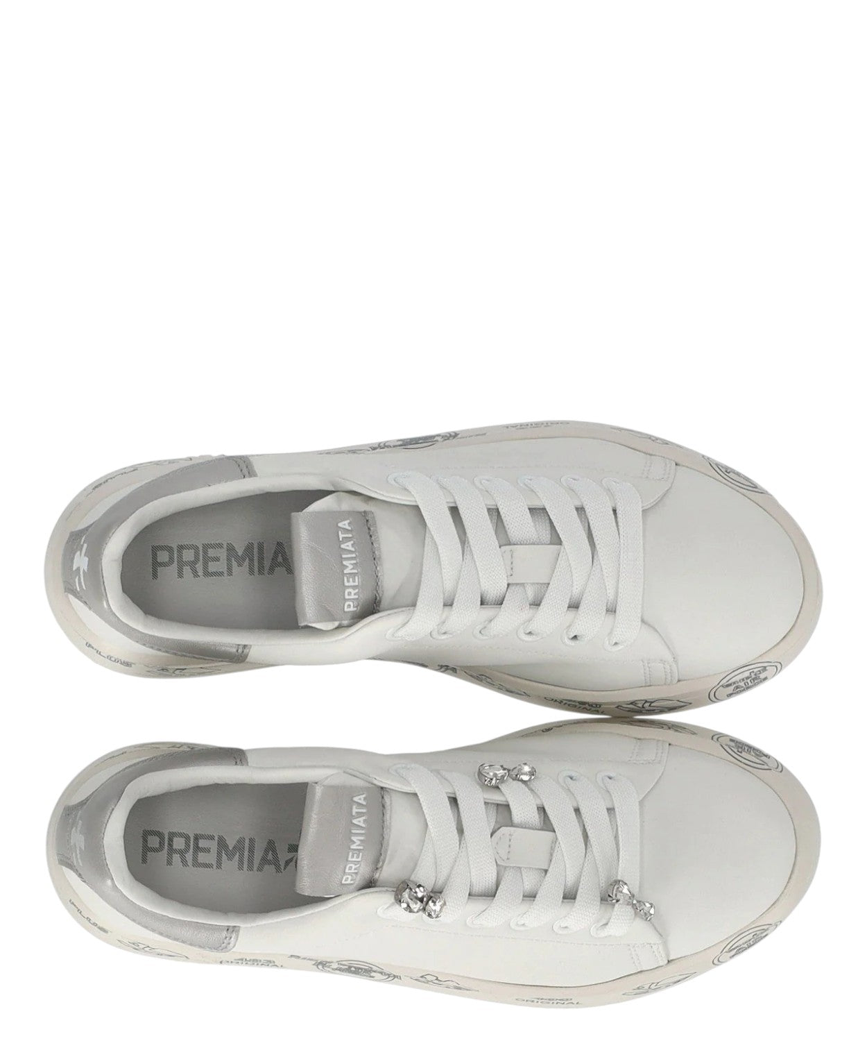 Sneaker Premiata Belle 7447K en cuir avec strass