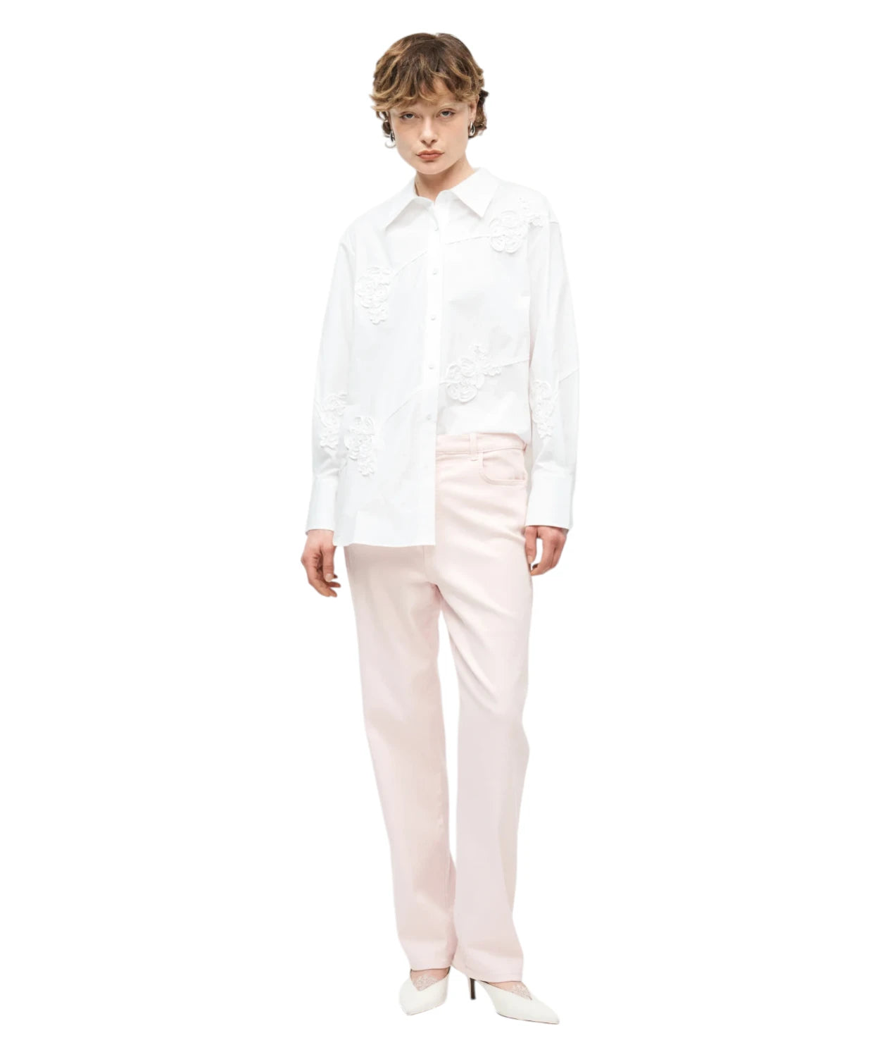 Camicia COMUNE Marella con Ricami in Rilievo