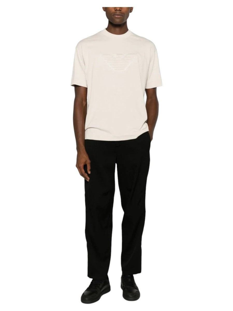 T-shirt logo ricamato-Emporio Armani-T-shirt-Vittorio Citro Boutique