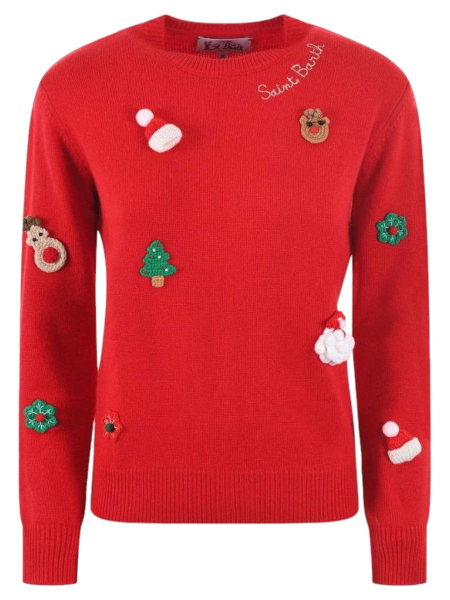 Girocollo merry patch-Mc2 Saint Barth-Maglieria-Vittorio Citro Boutique